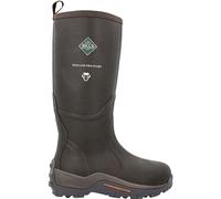 Muck Boots Men's Wetland Pro Tall Pull On Waterproof Wellington Boot, Brown, 10