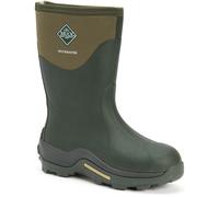 Muck Boots Unisex Muckmaster Mid Pull On Waterproof Wellington Boot, Moss, 13