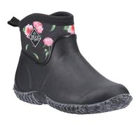 Muck Boots Muckster Ii Ankle Rubber Black/Roses Wellington Boots UK 8