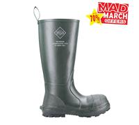 Muck Boots Mudder Tall Safety Wellington S5 Moss