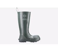 Muck Boots Men's Mudder Tall Safety Waterproof Safety Wellingtons, Moss, 9