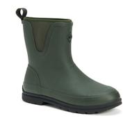 Muck Boots Unisex Originals Pull On Mid Pull on Waterproof Mid Boot, Moss, 7