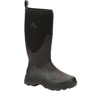 Muck Boots Men's Outpost Fleece Lined Waterproof Pull on Boot, Black, 6
