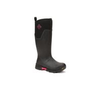 MUCK BOOTS Unisex Arctic Ice Tall Rubber Black/Hot Pink Wellington - Size UK 8