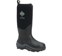 Muck Boots Unisex Arctic Sport Fleece Lined Waterproof Pull on Boot, Black, 5