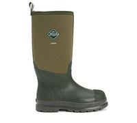 Muck Boots Unisex Chore Classic Hi Pull On Waterproof Wellington Boot, Moss, 4