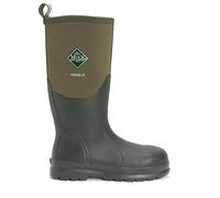Muck Boots Unisex Chore Classic Hi Steel Cap Safety Waterproof Wellington, Moss, 11