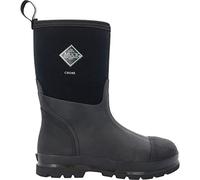 Muck Boots Unisex Chore Classic Mid Pull On Waterproof Wellington Boot, Black, 10