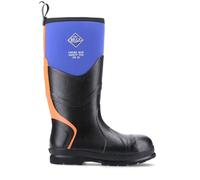 Muck Boots Unisex Chore Max S5 Safety Waterproof Wellington, Blue, 4
