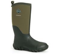 MUCK BOOTS Unisex Edgewater II Rubber Moss Wellington - Dark Green - Size UK 9