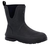 Muck Boots Unisex Originals Pull On Mid Pull on Waterproof Mid Boot, Black, 5