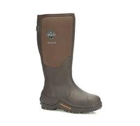 Muck Boots Men's Wetland XF Pull On Waterproof Wellington Boot, Brown, 11