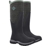 Muck Boots Women's Arctic Sport II Tall Fleece Lined Waterproof Pull on Boot, Black Check, 7