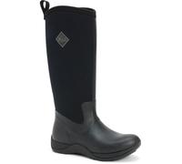 Muck Boots Women's Arctic Adventure Fleece Lined Waterproof Pull on Boot, Black, 8