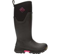 Muck Boots Arctic Ice Tall Agat Black pink Womens Wellingtons ASVTA-404 in a Plain Rubber in Size 8