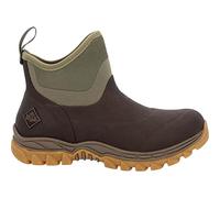 Muck Boots Women's Arctic Sport II Fleece Lined Waterproof Pull on Ankle Boot, Dark Brown, 8