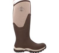 Muck Boots Women's Arctic Sport II Tall Fleece Lined Waterproof Pull on Boot, Brown, 3