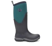 Muck Boots Women's Arctic Sport II Tall Fleece Lined Waterproof Pull on Boot, Navy Spruce, 5