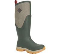 Muck Boots Women's Arctic Sport II Tall Fleece Lined Waterproof Pull on Boot, Olive, 6