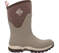 Muck Boots Women's Arctic Sport Mid Fleece Lined Waterproof Pull on Boot, Brown, 7