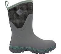 Muck Boots Women's Arctic Sport Mid Fleece Lined Waterproof Pull on Boot, Grey, 3