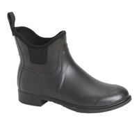 Muck Boots Women's Derby Pull On Waterproof Ankle Boot, Black, 8