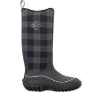 Muck Boots Women's Hale Pull On Waterproof Wellington Boot, Black Plaid, 7