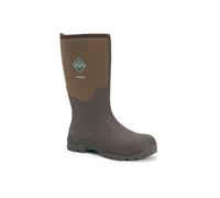 Muck Boots Women's Wetlands Pull On Waterproof Wellington Boot, Brown, 6