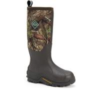 Muck Boots Unisex Woody Max Fleece Lined Waterproof Pull on Boot, Mossy Oak, 4