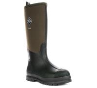 Muck Chore Hi Triple Reinforced Toe Rubber Wellies Mens Boots In Green UK 7 - 11