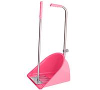 Muck Grabber Stable Mate Manure Collector Long Handle Poop Scoop & Rake Stable Paddock Dock Tidy Ideal for Horse, Pony, Donkey, Dog, Leaves for Yard, Stable, Horsebox & Garden - 80 cm (Pink)