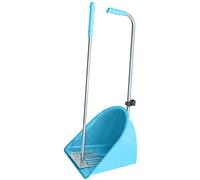 Muck Grabber Stable Mate Manure Collector Long Handle Poop Scoop & Rake Stable Paddock Dock Tidy Ideal for Horse, Pony, Donkey, Dog, Leaves for Yard, Stable, Horsebox & Garden - 80 cm (Sky Blue)