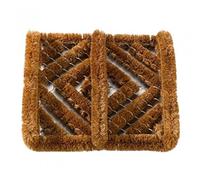 Muck Off Wire & Natural Coir Brush Scraper Doormat 32 x 30cm
