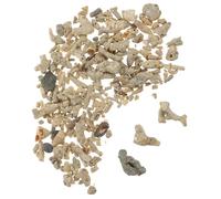 MUCKLILY 1 Bag Reptiles Tank Decorative Stones Coral Bone Filter Stone Ornament Khaki Random Shape Adsorbs Substances Promotes Thriving Habitat for Home Fish Tanks