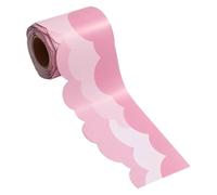 MUCKLILY 1 Roll Classroom Bulletin Board Border Decal 3.5x10inch Versatile Decoration Coated Paper Adhesive Fun Cloud Shape Thickness to Fold and Manipulate Handicrafts