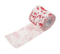 MUCKLILY 1 Roll Halloween Toilet Paper Roll Unique Bloodstain Pattern Tissue for Home Bathroom Decor for Haunted Houses Horror Parties Fun Surprise Idea
