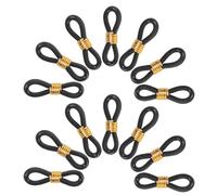 MUCKLILY 100pcs Adjustable Black Chick Leg Bands for Corrective Support and Leg Alignment Brace Rubber and Metal Material Easy to Use Poultry Bands for Chicks and Ducks