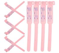 MUCKLILY 100pcs Band Id Band Id Wristband Pp Synthesized Paper Material Sl iscreet Design Sturdy for Facilities Wearers Age Groups