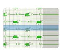 MUCKLILY 100pcs Disposable Adhesive Makeup Palettes 7x7cm Waterproof Pu Film Foundation Mixing Tray for Women Makeup Artists Cosmetic Blending Hand Palettes