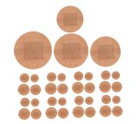 MUCKLILY 100pcs Magnetic Bandage Refills Small Round Plasters Sensor Protection Patch Breathable Fabric for Fingers Face and Joints