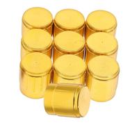 MUCKLILY 10pcs Guitar Potentiometer Knobs Aluminum Alloy Chrome Guitar Knobs Volume Tone Control Switch