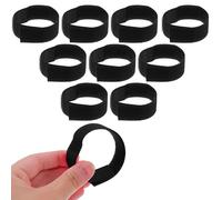 MUCKLILY 10pcs Paw Protector Bands Animal Footwear Fasteners Non Slip Antifall Design Nylon Polyester Waterproof Material for Outdoor Adventures Socks and Rain Boots