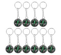 MUCKLILY 10pcs Portable Outdoor Compass Ball Keychain with Acrylic Spherical Design, Accurate Direction Finding and Versatile Hiking Gadget, for Travel and Camping