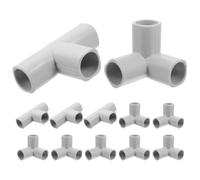 MUCKLILY 12pcs Playpen Connector Replacement Plastic Tubing Connectors for Indoor Fence Accessories, Multipurpose Pe Playpen Joint with Easy Installation and Wear Resistant Features