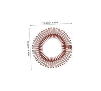 MUCKLILY 12pcs Portable Elastic Hair Combs for Women Invisible Styling Tool for Fixing Frizzy Stray Hair Comfortable Nonbinding Design Suitable for Daily Use and Various Hairstyles