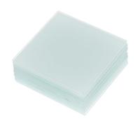 MUCKLILY 15pcs Frosted Sealing Glass Sheets Gas Cylinder Glass Sheet Fall Resistance Break Resistance for School Laboratory Experiments in Class