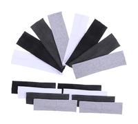 MUCKLILY 16pcs Sports Headbands for Women Workout Elastic Headband Sweat Bands for Running Yoga