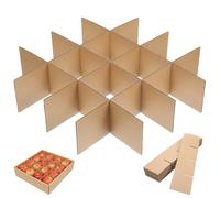 MUCKLILY 18Pcs Cardboard Dividers Packing Box Dividers for Moving Boxes Neat Elegant Appearance Optimal Protection Prevent Products from Colliding for Packing and Transit Wine Glasses