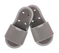 MUCKLILY 1Pair Relaxing Massage Slippers Slip Foot Scrubber for Home Use for Bedroom and Bathroom Comfortable Acupressure Design