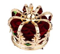 MUCKLILY 1Pc Crown Hairpin for Halloween Party Elegant Cosplay Accessory Durable and Stylish Hair Clip for Bride Queen Costume Decor